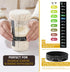 BICRET 2 Sourdough Starter Kit with Jar Complete Sourdough Bread Baking Supplies for Beginners, Includes Silicone