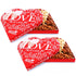 Anna and Sarah 2 Pack Premium Mixed Nuts Large Size Heart Shaped