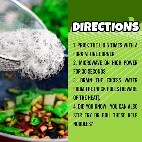 (6 Packs) (6.35 Oz/Pack) Kelp Noodles Low Calorie Noodles Makes delicious healthy meals Keto friendly foods Keto Noodle