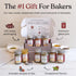 3pk Set 3 Burlap & Barrel Sweet Spice - Full Size Jars including Royal Cinnamon, Cloud Forest Cardamom, & Buffalo