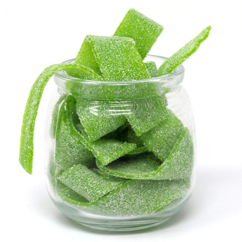 4 Pack Snacktery Green Apple Sour Belts - St Patricks Day Candy Belts - Vibrant & Tangy Sour Strips - Vegan & Kosher