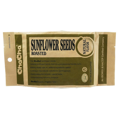 ChaCha Sunflower Roasted & Salted Seeds, All Natural Flavor, 8.82 Oz (Pack of 1)