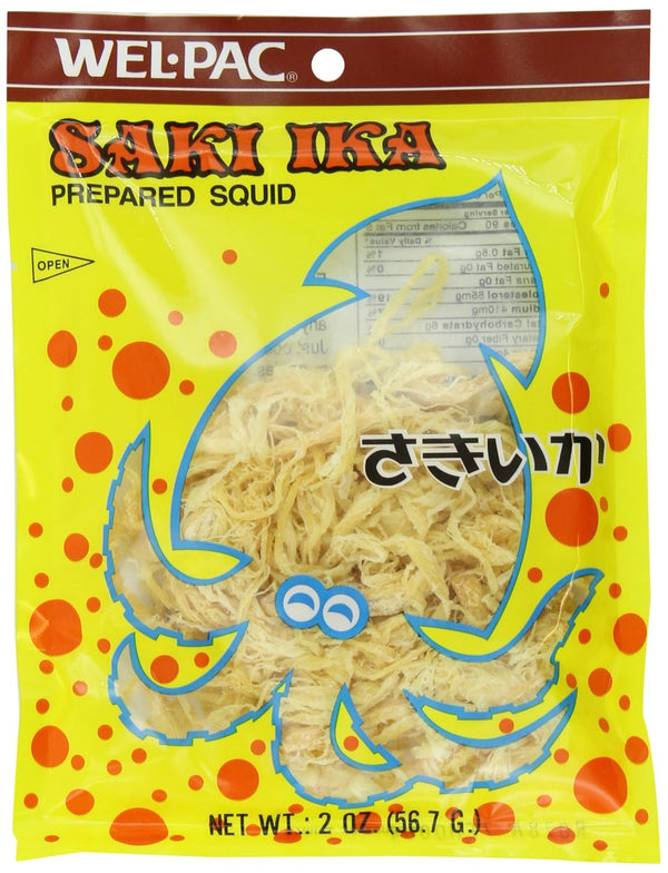 Wel-Pac Wel Pac Cuttlefish, Saki Ika, 2-Ounce (Pack of 6)
