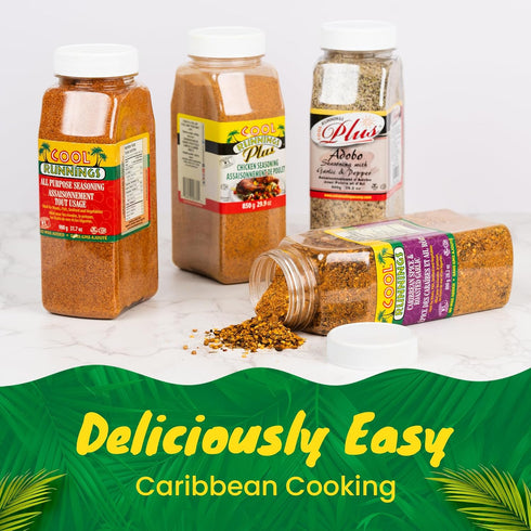800g Cool Runnings Adobo Seasoning with Pepper and Garlic Savory and Aromatic Adobo Spice Blend for Meats, Vegetables