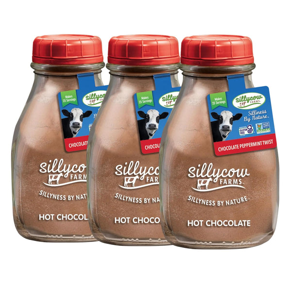 Silly Cow Farms Hot Chocolate Mix Rich Chocolate Delight Gluten Free, Non