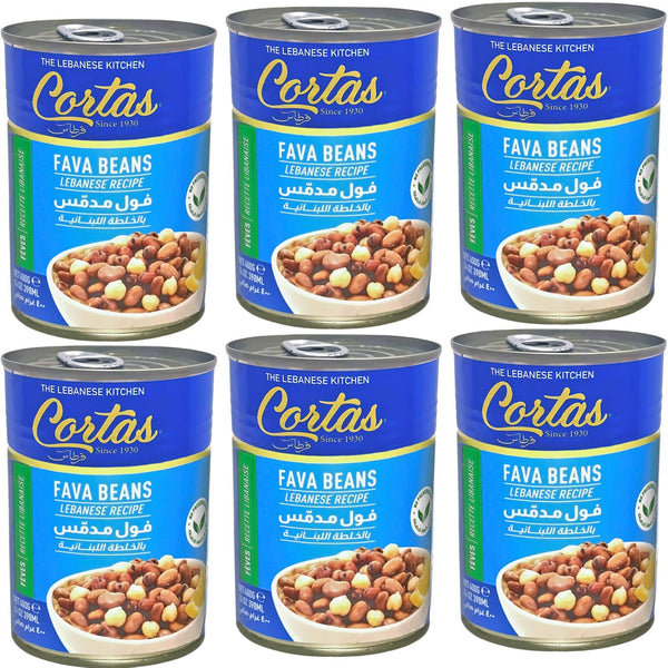 Cortas Fava Beans (Lebanese Recipe) 14oz - 6 PACK