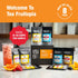 Set, 8 Tiesta Tea - Fruity Tea Sampler Dry Flight Loose Leaf, No Caffeine, Makes Hot and Iced, Assorted Fruit Brews