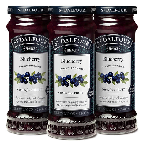 St. Dalfour Blueberry Fruit Spread - 10oz - 100% from Fruit, No