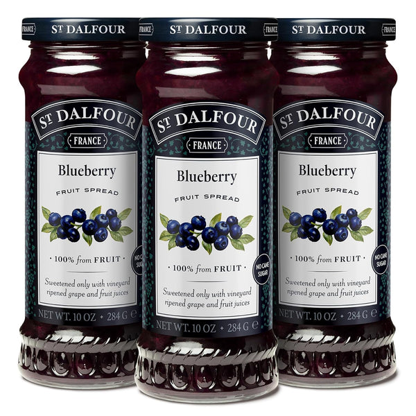 St. Dalfour Blueberry Fruit Spread - 10oz - 100% from Fruit, No