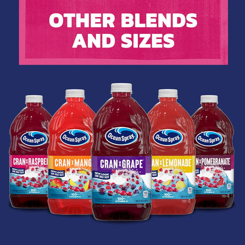 64 Oz Ocean Spray Cran-Raspberry Cranberry Raspberry Juice Drink, Fl Bottle