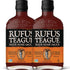 Rufus Teague Touch O' Heat Natural BBQ Sauce, 2 Pack, Premium Barbecue