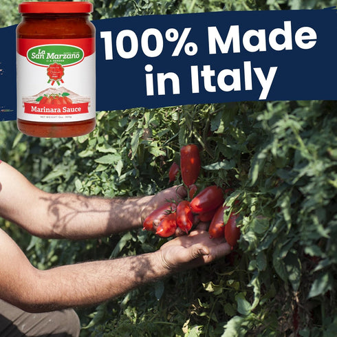 13 oz, La San Marzano Marinara Sauce, Pasta Sauce Made in Italy, All Purpose Tomato Premium Quality, All Natural