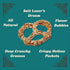 11 Oz. Pack 12 Unique Snacks Extra Salt Splits Pretzels, Original Split-Open Pretzels, Delicious Homestyle Baked Snack