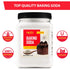Roots Circle Baking Soda | Bulk Pack 2 35oz Airtight Containers | Gluten-Free All-Purpose Sodium Bicarbonate for Cooking & Baking | All-Natural Cleaning Agent & Deodorizer for Fridge, Carpet, Laundry