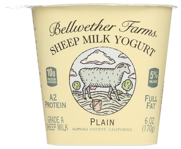Bellwether Farms , Sheep Milk Yogurt, Plain, 6 oz