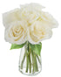 KaBloom PRIME NEXT DAY DELIVERY - Bouquet of 6 Fresh cut White