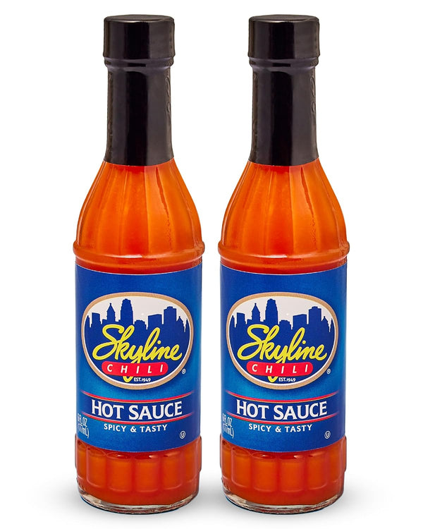 Skyline Chili Hot & Spicy Sauce Authentic Cincinnati Restaurant-Style Secret Recipe with