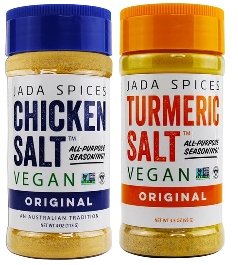 JADA Spices Chicken Salt Spice - Original Turmeric Salt, Vegan, Keto & Paleo Friendly for Cooking and BBQ