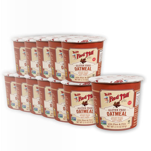Bob's Red Mill GF Oatmeal Cup, Maple & Brown Sugar, 2.15 Ounce