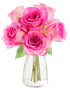 Kabloom - Sweet as Can Be Pink Roses (Half Dozen) - With