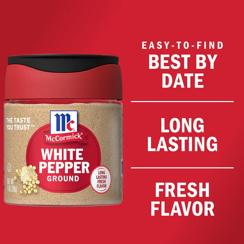 1 Oz McCormick Ground White Pepper