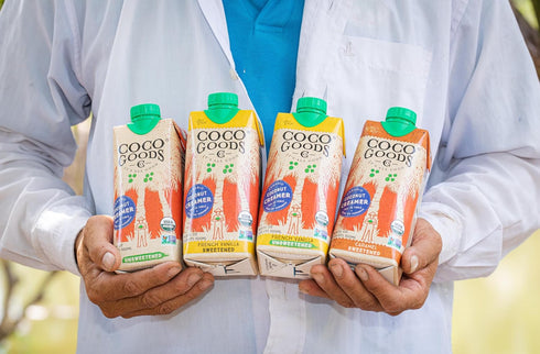16.9 oz (500ml) Pack 12 CocoGoods Organic Coconut Creamer Plant-Based, Dairy-Free, Vegan, Gluten-Free, Non-GMO, Never