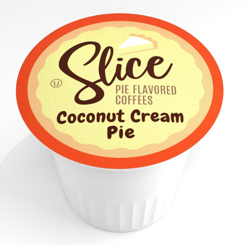 40 Count (Pack 1) Slice Coffee Flavored Coffee, Pie for Keurig K Cup Brewers, Coconut Cream