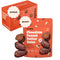 Realsy Chocolate Peanut Butter Stuffed Medjool Dates, Organic Dates with No Sugar