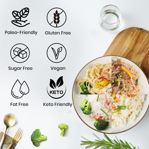Pack, 20 Packs, VOLO VERO Drinkable Konjac Jelly and Konjac Noodles Variety Gluten-Free, Sugar-Free, Keto, Vegan, Low