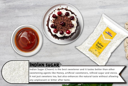 14oz (400g) Rani Indian Sugar (Cheeni) ~ All Natural | Gluten Friendly | No Colors | Kosher | Vegan | Indian Origin