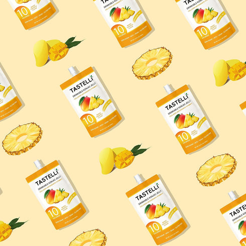 150mL 10 Tastelli Konjac Jelly Infused with Collagen & Vitamin C | Gluten Free, Sugar Free, Low Calorie | Vegan