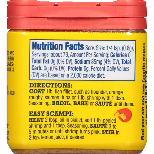 OLD BAY Garlic & Herb Seasoning, 2.25 OZ