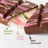 5.29 Oz, Fiorella Dubai Angel Hair Chocolate Bar Pink & White Cotton Candy, Luxurious Milk Chocolate with a Heavenly