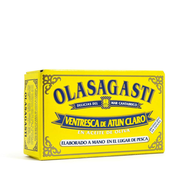 OLASAGASTI Yellowfin Tuna Belly in Olive Oil Premium Wild Caught, Imported from Spain,