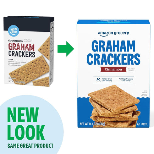 14.4 Oz Amazon Grocery, Cinnamon Graham Crackers