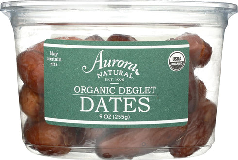 AURORA PRODUCTS Organic Pitted Dates, 9 OZ