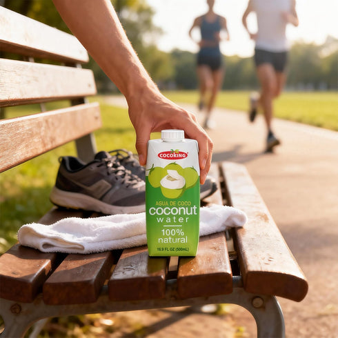 Cocoking 16.9 Oz (Pack 12) Thai Coconut Water Pure Nam Hom Coconuts Natural Electrolyte Drink No Added Sugar, Not from