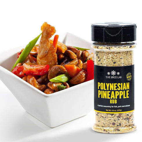 The Spice Lab Polynesian Pineapple Rub - Sweet & Savory Teriyaki seasoning - Pineapple Seasoning With Honey & enhanced