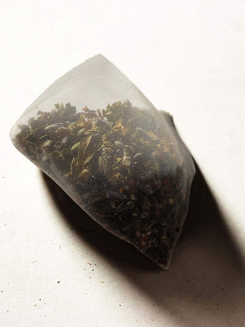 FIRE TEAS Relaxing Rooibos Evening Tea - Organic Herbal Tea with Peppermint, Lavender, Raspberry Leaf
