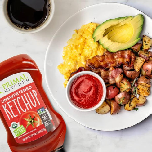 18.5 OZ Primal Kitchen Organic Unsweetened Squeeze Ketchup
