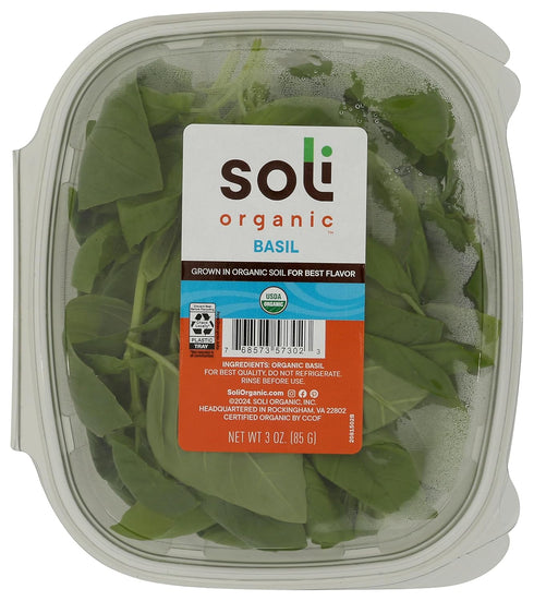 Fresh Produce PRODUCE Organic Basil, 3 OZ