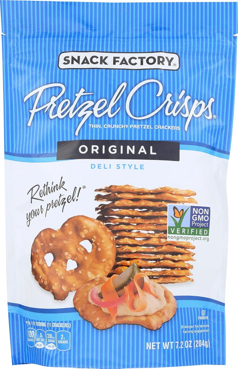 Dusty's Country Store Snack Factory Original Pretzel Crisps, 7.2 oz