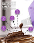 Vegan chocolate spread sugar free triple chocolate low carb dessert healthy snack no added sugar gluten free dairy free