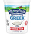 Stonyfield Organic Greek Whole Milk Yogurt, Plain, High in Protein (16g), Multiserving Snack &