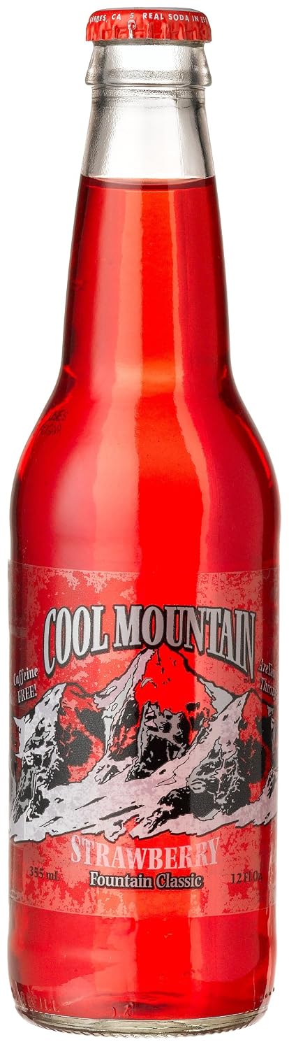 Cool Mountain STRAWBERRY SODA - "From Chief Long Neck's Personal Strawberry Patch",