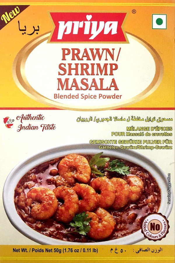 Priya Prawn/Shrimp Masala - 50 Gms x 6 Pack