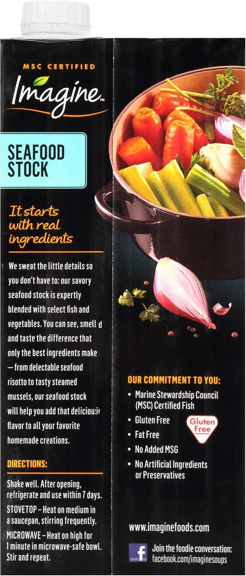 Imagine Foods 32 oz Imagine Seafood Stock
