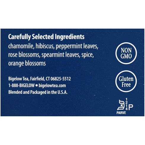28-Count (Pack 1) Bigelow Sweet Dreams Herbal Tea Box of Relaxing Blend of Chamomile & Mint Caffeine-Free Nighttime
