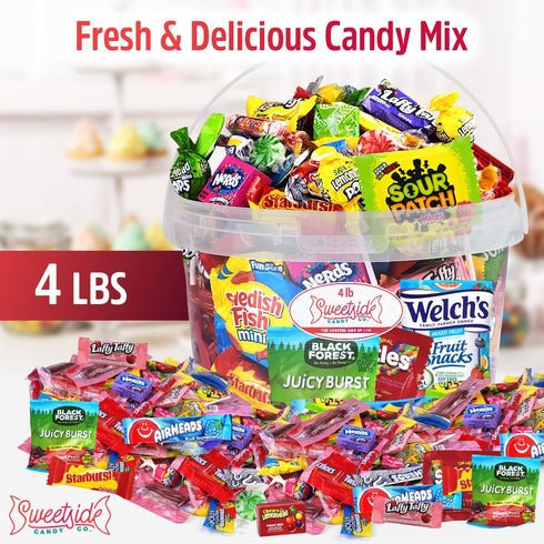 Pack 4LB (4 Easter Candy Variety - Assorted Box - Easter Gift for Kids, College Students & Adults Pound)