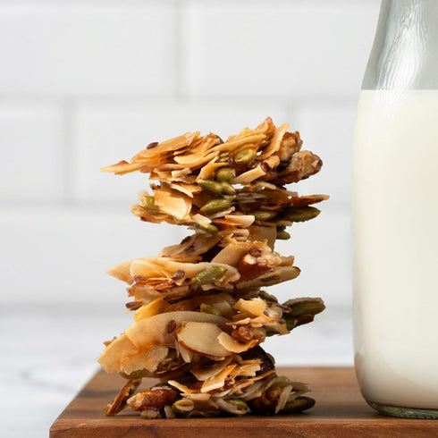 3 Pack, 16 oz Inno Foods Organic Almond Pecan Clusters, Gluten Free, Keto Friendly, Each